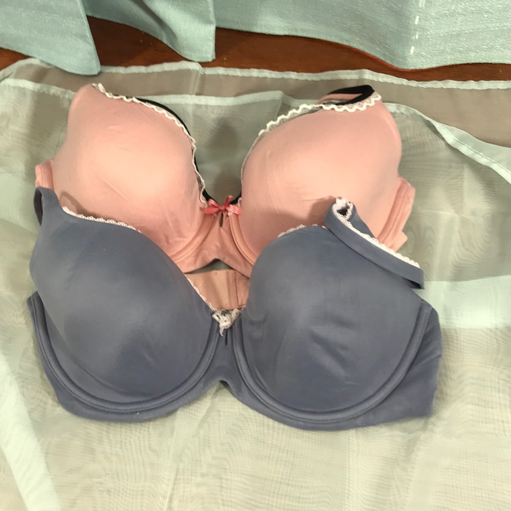 Two body by Victoria lined Demi bras